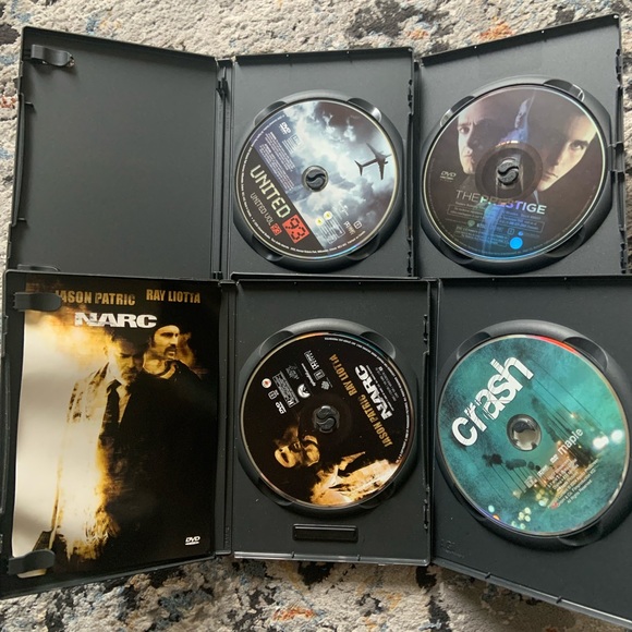 Four Movies -United 93,Crash, Narc and The prestige. Thriller/Suspense DVD’s - Picture 3 of 4